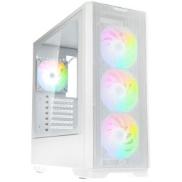 Carcasa Kolink Unity Solar Mesh ARGB, Mid-Tower, Alb