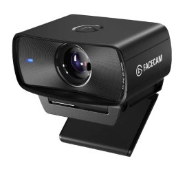 Camera Web Elgato Facecam MK.2 – Full HD , Streaming cu latenta ultra scazuta, Performanta profesionala in luminozitate scazuta, Activat HDR, Culori realiste, Control aplicatie in stil DSLR – Pentru apeluri Zoom/Teams, Compatibil YouTube, PC/Ma, Negru