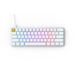 Tastatura Gaming Glorious GMMK Compact White Ice Edition Gateron Brown Mecanica