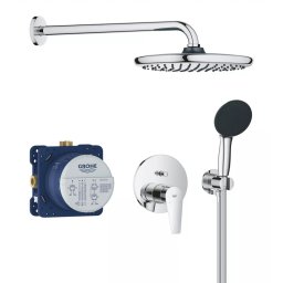 Sistem de dus Grohe Start 1/2'', incastrat, 250 mm, 1 functie, crom- 25293000