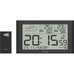 Statie meteo cu senzor exterior, Negru