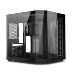 Carcasa GC361080B, Middle Tower, Fara sursa, Micro-ATX, Negru