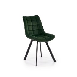 Scaun de dining COMORO, 1 buc., verde închis