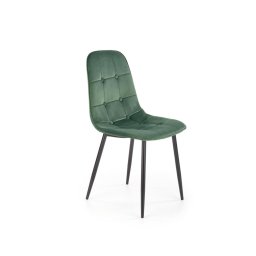 Scaun de dining KINDREL, 1 buc., verde închis