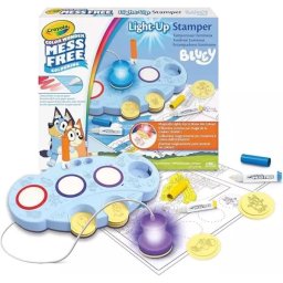 Crayola: Setul Magic de Ștampilare Luminoasă - Bluey