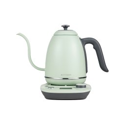 Cana electrica Gooseneck BUYDEEM K821, 1000W, 0,8 L, Mentine cald, Tehnologie cu senzor NTC, LCD, Verde deschis