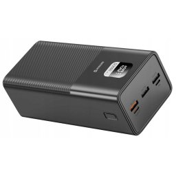Baterie externa Power Line 50000 mAh 100W, Usb-A, Usb-C, Negru