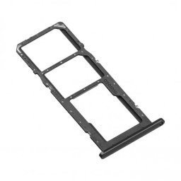 Piese si componente Suport SIM - Card Samsung Galaxy A03s A037, Negru