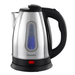 Fierbator MS 1353, 1500 W, 1.8 l, Negru/Argintiu