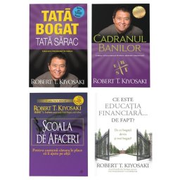 Pachet Tata Bogat - Scoala de Afaceri, Set 4 carti