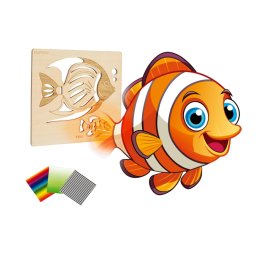 Joc Montessori din lemn cu sireturi si modele de animale , puzzle educativ pentru copii, dezvoltare motricitate fina