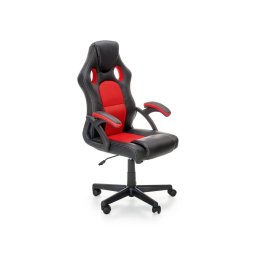 Scaun de birou KENU, negru/roșu