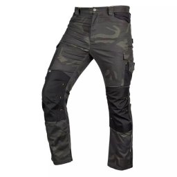 Pantaloni de lucru, poliester, bumbac, model Mix&Match, camuflaj verde inchis, marimea XXL/56