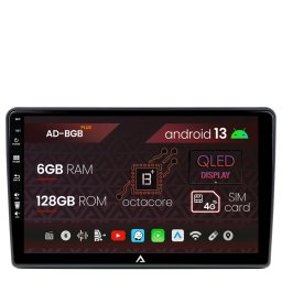Navigatie Opel Vivaro Renault Trafic Nissan Primastar (2006-2010), Android 13, B-Octacore 6GB RAM + 128GB ROM, 10.1 Inch - AD-BGB10006+AD-BGRKIT384