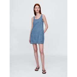 GAP Denim mini dress UltraSoft Americana - Women's