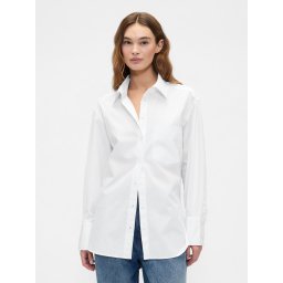 Cămașă GAP Oversize din poplin