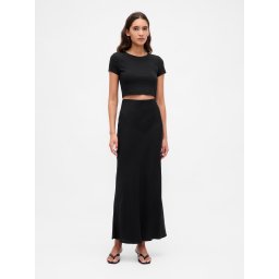 Fustă maxi din satin GAP