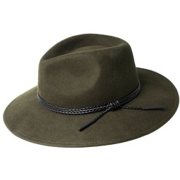 Bailey 1922, palarie cowboy piston fedora, Verde