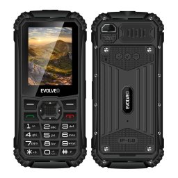 Telefon mobil Evolveo StrongPhone Q1, 32 MB, Dual SIM, rezistent la apa, Negru