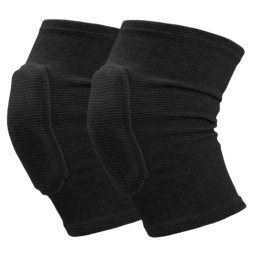 Set 2 genunchiere elastice, ADM, unisex, negru, marime s