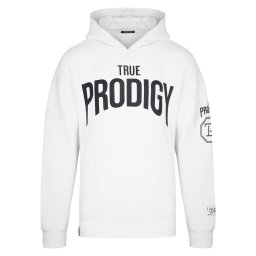 trueprodigy Bluză de molton 'Feith' negru / alb