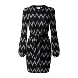 VILA Rochie 'SASCHA' negru / argintiu