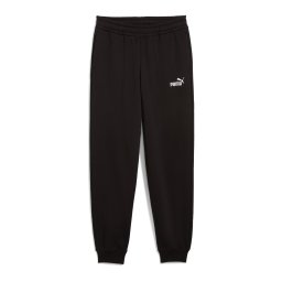 PUMA Pantaloni sport 'ESS No. 1' negru / alb