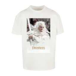 Merchcode Tricou 'Lord of the Rings - Gandalf' mai multe culori / alb