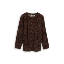 Tom Tailor Women + Bluză maro / negru