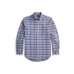 Polo Ralph Lauren Cămașă 'CLASSIC' bleumarin / albastru regal / verde limetă / rubiniu