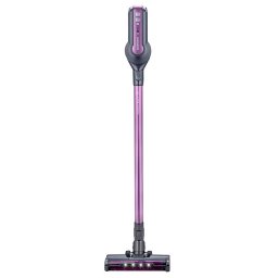 Aspirator vertical tip stick putere 300 W putere de aspirare 100 W filtru HEPA baterie Litiu-Ion 29.6 volti autonomie 40 min. control pe maner baterie reincarcabila indicator de putere perie standard + accesorii mov