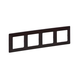 Legrand 754174 - Cadru VALENA LIFE pentru 4 posturi, finisaj lemn închis