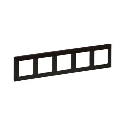 Legrand 754175 - Ramă pentru întrerupătoare VALENA LIFE, 5 module, lemn închis
