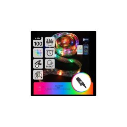 Aigostar - LED RGBICW Instalație luminoasă de Crăciun pentru exterior 100xLED/10W/230V 10m IP44 + telecomandă