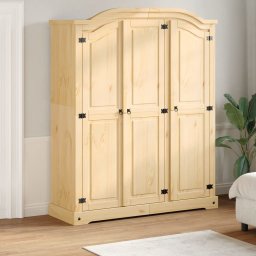 Sifonier „Corona”, 151,5x52x186 cm, lemn masiv de pin GartenMobel Dekor