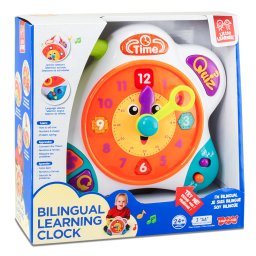 Jucarie interactiva Little Learner Primul meu ceas, invata ceasul, 2 limbi