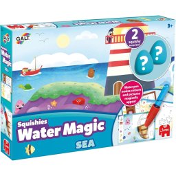 Set de colorat Galt Set Water Magic de colorat: La mare cu Squishies, reutilizabil, 3 ani+