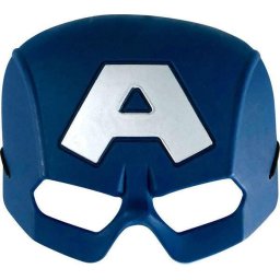 Masca Rubies Masca Captain America Marvel Avengers, Plastic, Jumatate de masca