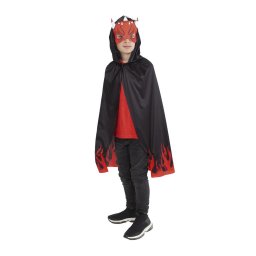 Costum Rubies Set Dracusor - Pelerina & masca, pentru carnaval/Halloween, Negru