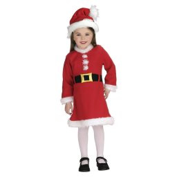 Jucarie Rubies Costum de carnaval - Craciunita, Rosu, pentru copii