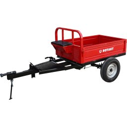 Remorca motocultor Rotakt REM500, capacitate maxim 500 kg, basculabila