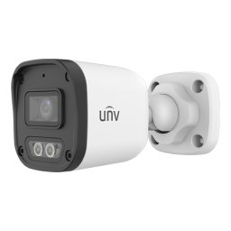 Camera IP bullet exterior, 4 MP, IR 30 m, Uniview, iluminare duala, consum max. 3,1 W, protecție 4 KV, lentilă 2,8 mm, - IPC2124LB-AF28-DL-ECO