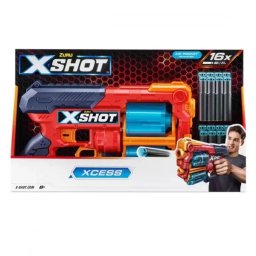 X-Shot: Xcess armă cu proiectile din burete, 16 gloanțe