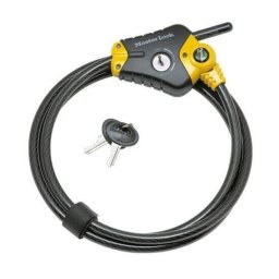 Cablu antifurt bicicleta ajustabil din otel MASTER LOCK 8420EURD, 4,50m, Ø10mm, clasa securitate 6/10, cheie
