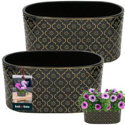 Vase ceramic decorative alungită elegantă verde închis 12x25 cm set de 2 buc.
