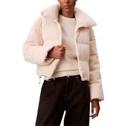 CALVIN KLEIN Geacă Corduroy Insulated Down Puffer LV044D527G PAS birch