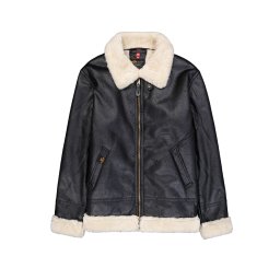 ALPHA INDUSTRIES Geacă B-3 Faux Leather 143106 03 black