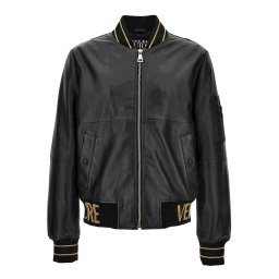 VERSACE JEANS COUTURE Geacă 79Upp06 Bomber Vjc Gold Jacquard 79GAVP06CPPS3 899 black