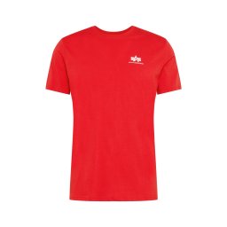 ALPHA INDUSTRIES Tricou roșu / alb