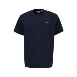 Levi's® Big & Tall Tricou 'Original Housemark Tee (Big & Tall)' albastru închis / roșu / alb